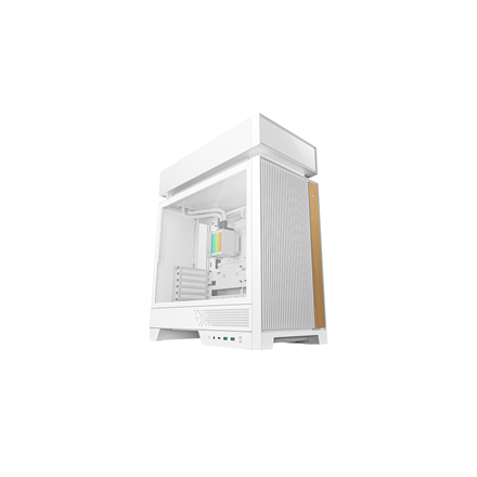 Kasë DeepCool CL6600 WH / Mid-Tower ATX / Tempered Glass / Me AIO 360mm ARGB / 2x120mm ARGB – Bardhë - 2