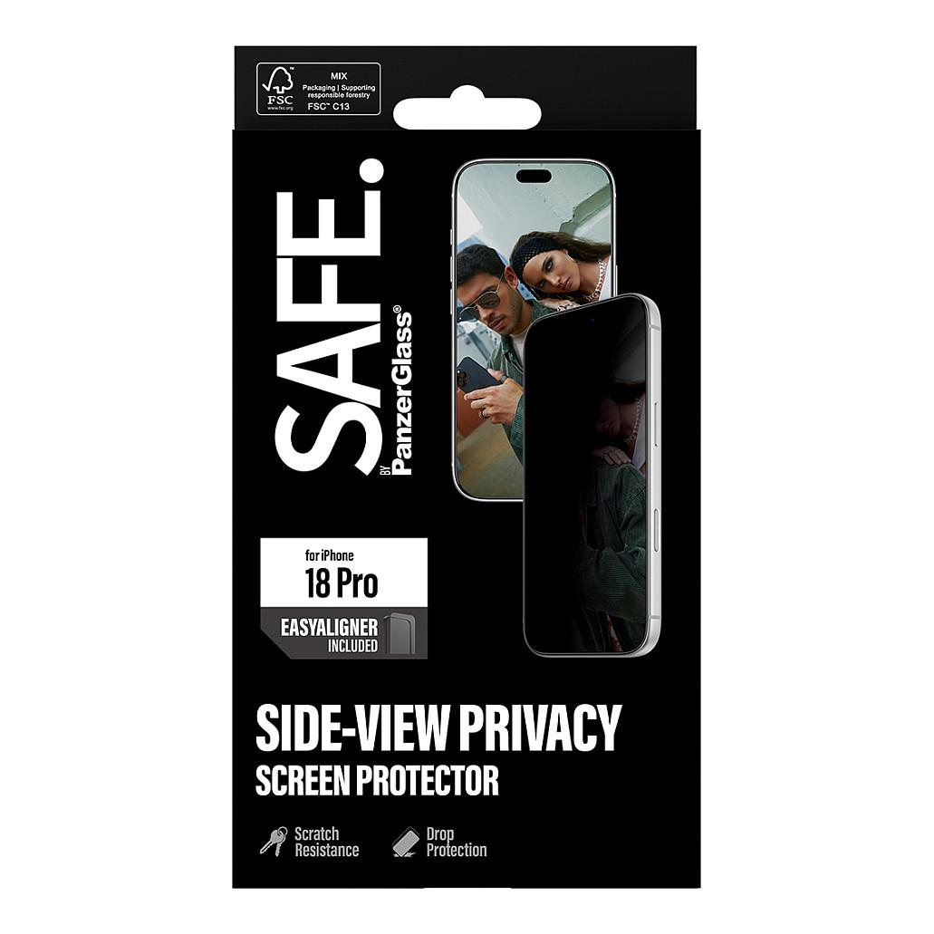 Mbrojtëse për Ekran PanzerGlass SAFE, Privacy, për iPhone 18 Pro - Transparente - 4