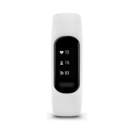 Byzylyk i mençur Garmin Vivosmart 5 / OLED / Touchscreen / GPS / S/M - Bardhë - 2