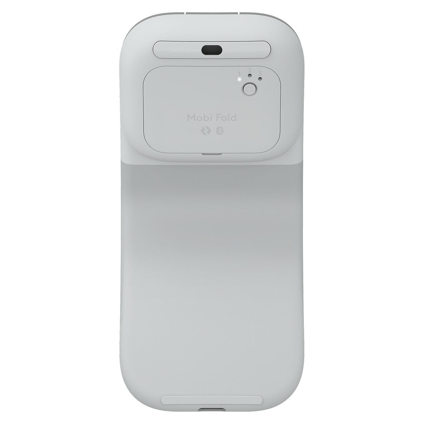 Maus pa kabllo Logitech Mobi Fold, Bluetooth, Sensor Optik, Ambidekstral, Portativ - Bardhë - 8