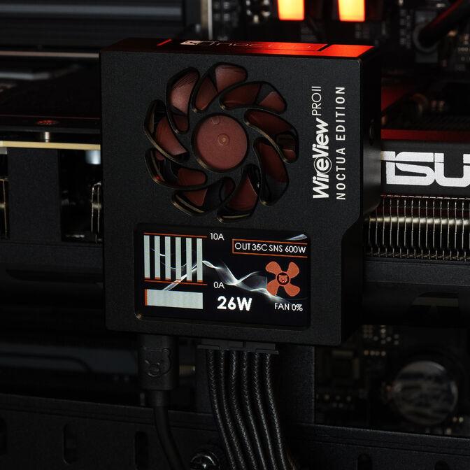 Adapter Monitorues pĂ«r KartelĂ« Grafike Thermal Grizzly WireView Pro II Noctua Edition, 12V-2x6, Reversed (R) â ZezĂ« - 3
