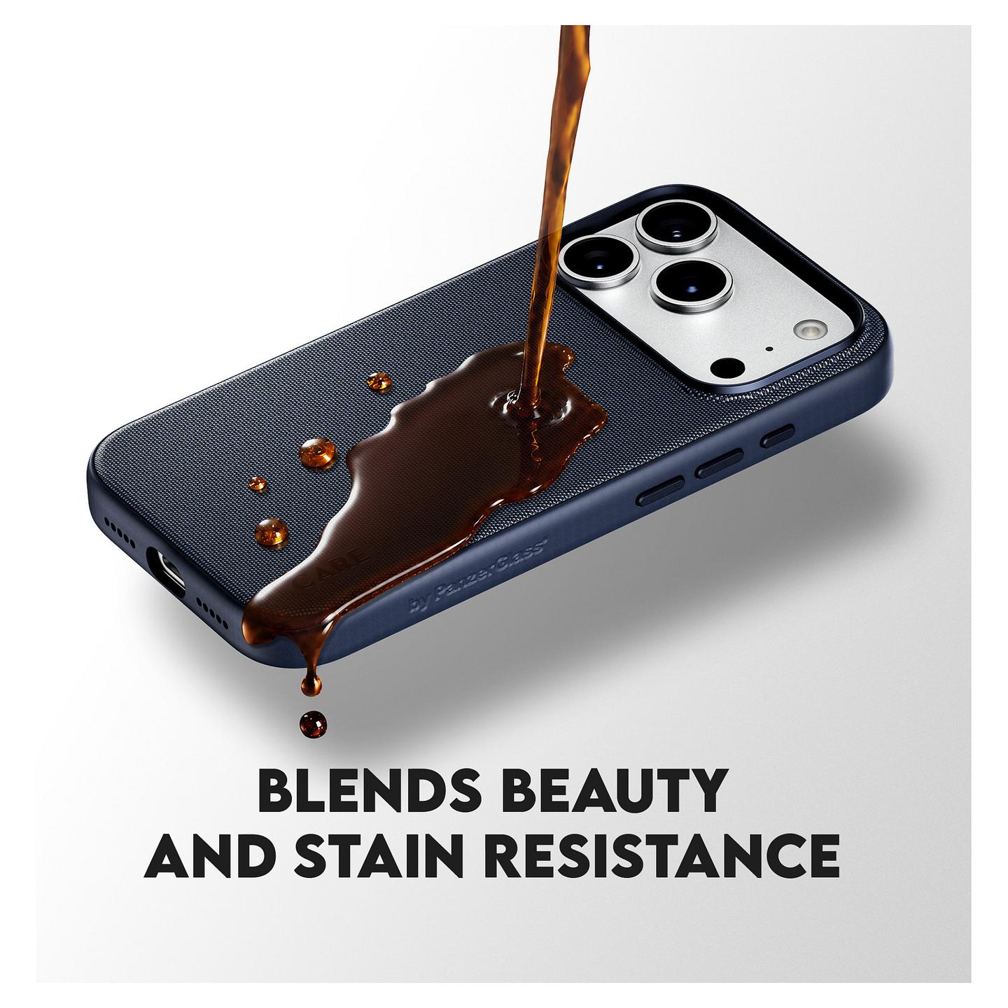 Aksesorë për telefon PanzerGlass CARE Fusion Fabric / iPhone 17 Pro / iPhone 18 Pro / MagSafe / Tekstil - Zezë - 6