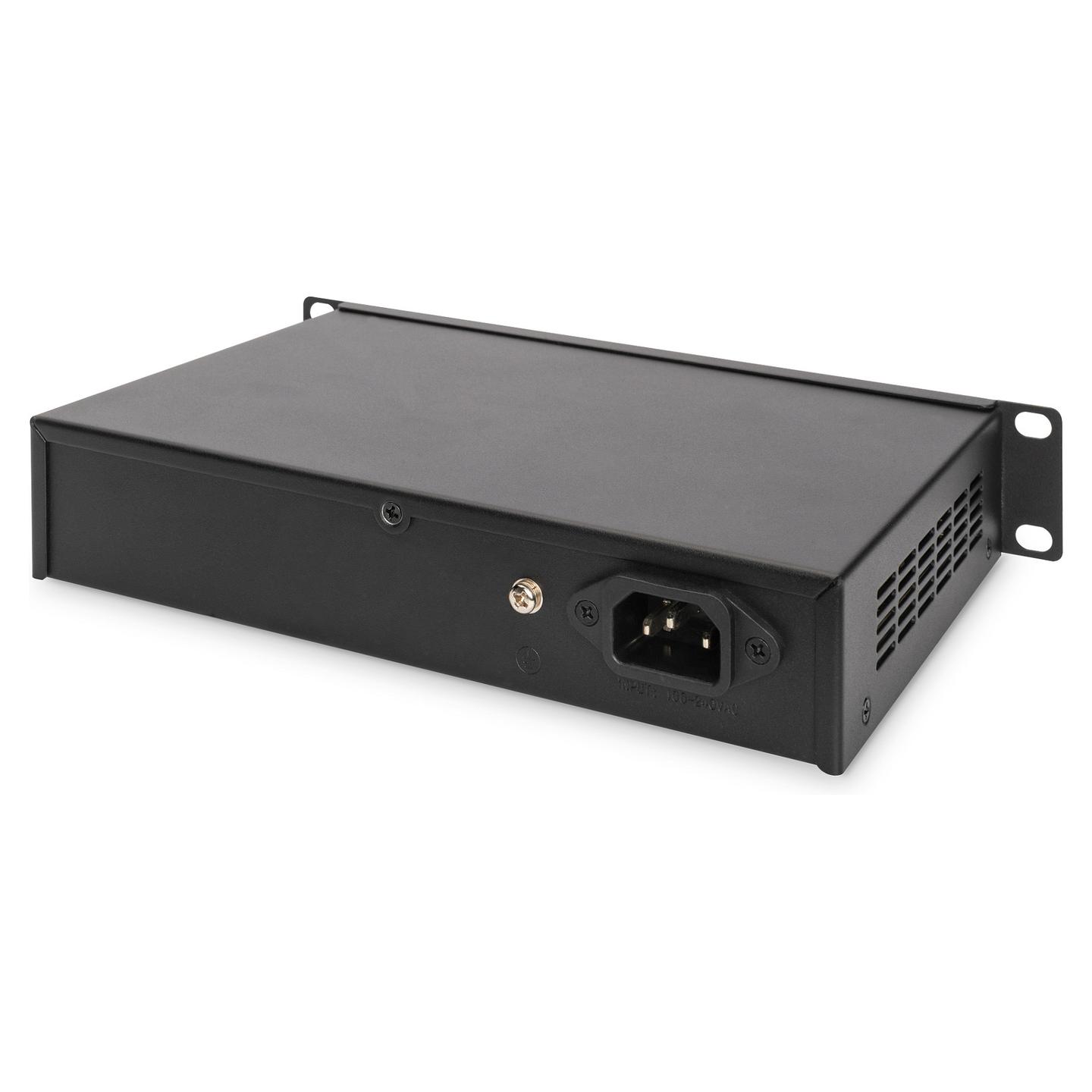 Switch DIGITUS DN-80115-1, 16 porta Gigabit Ethernet RJ45, Switching Capacity 32Gbps, Unmanaged, pa ventilator, Rack 10" 1U - Zezë - 4