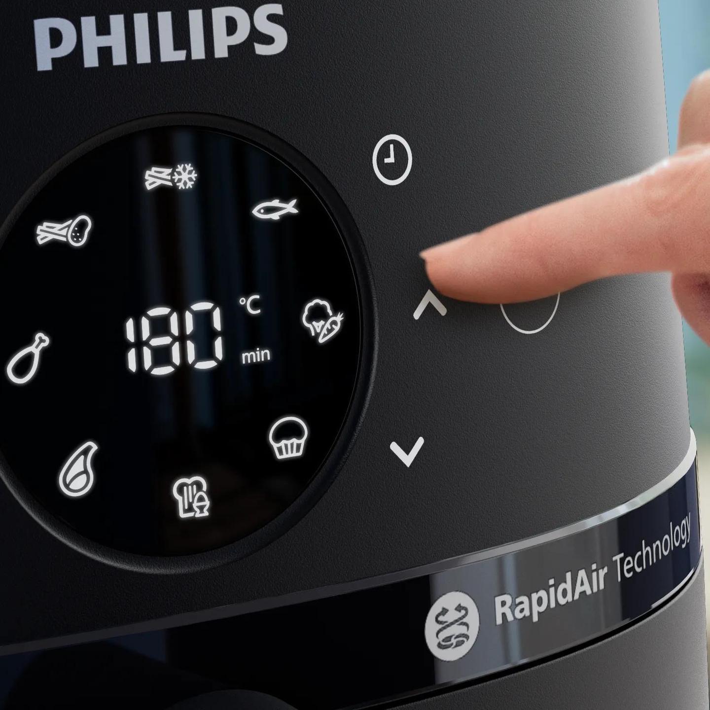 Fryer Philips Series 2000 / NA220/00 / 4.2L / 1500W / RapidAir / 13 Programe / Touchscreen / 60-200°C – Zezë - 4