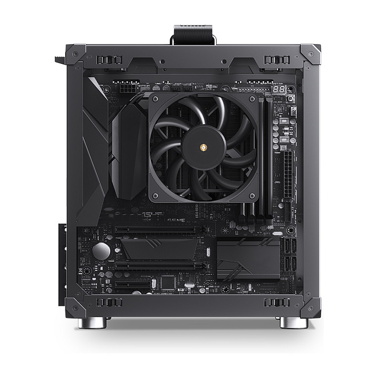 Kasë PC JONSBO C6 Handle / Mini Tower / Micro-ATX / Mini-ITX / Mesh - Zezë - 11