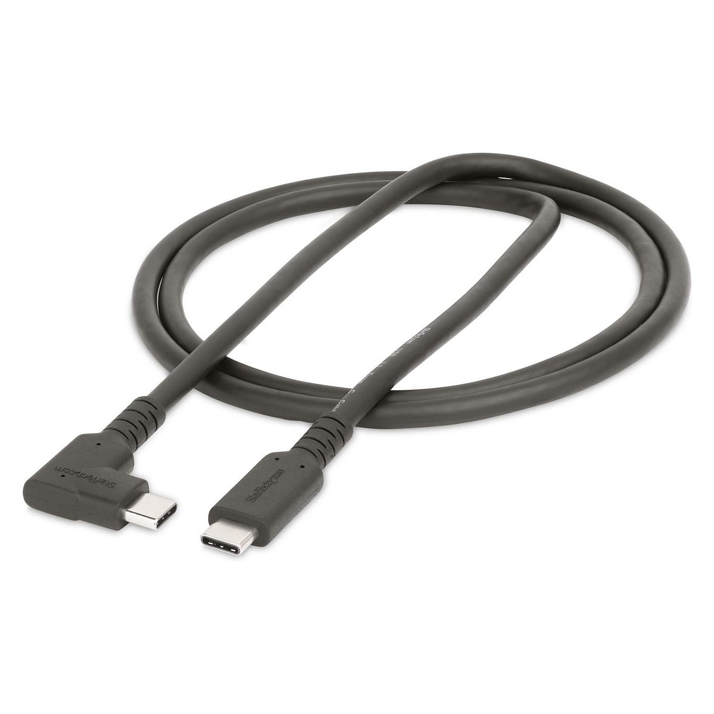 Kabllo USB StarTech.com RUSB31CC1MBR, USB-C në USB-C, USB 3.2 Gen 2, 10 Gbps, Power Delivery 100W, DisplayPort 1.2 4K 60Hz, 1 m – Zezë - 11