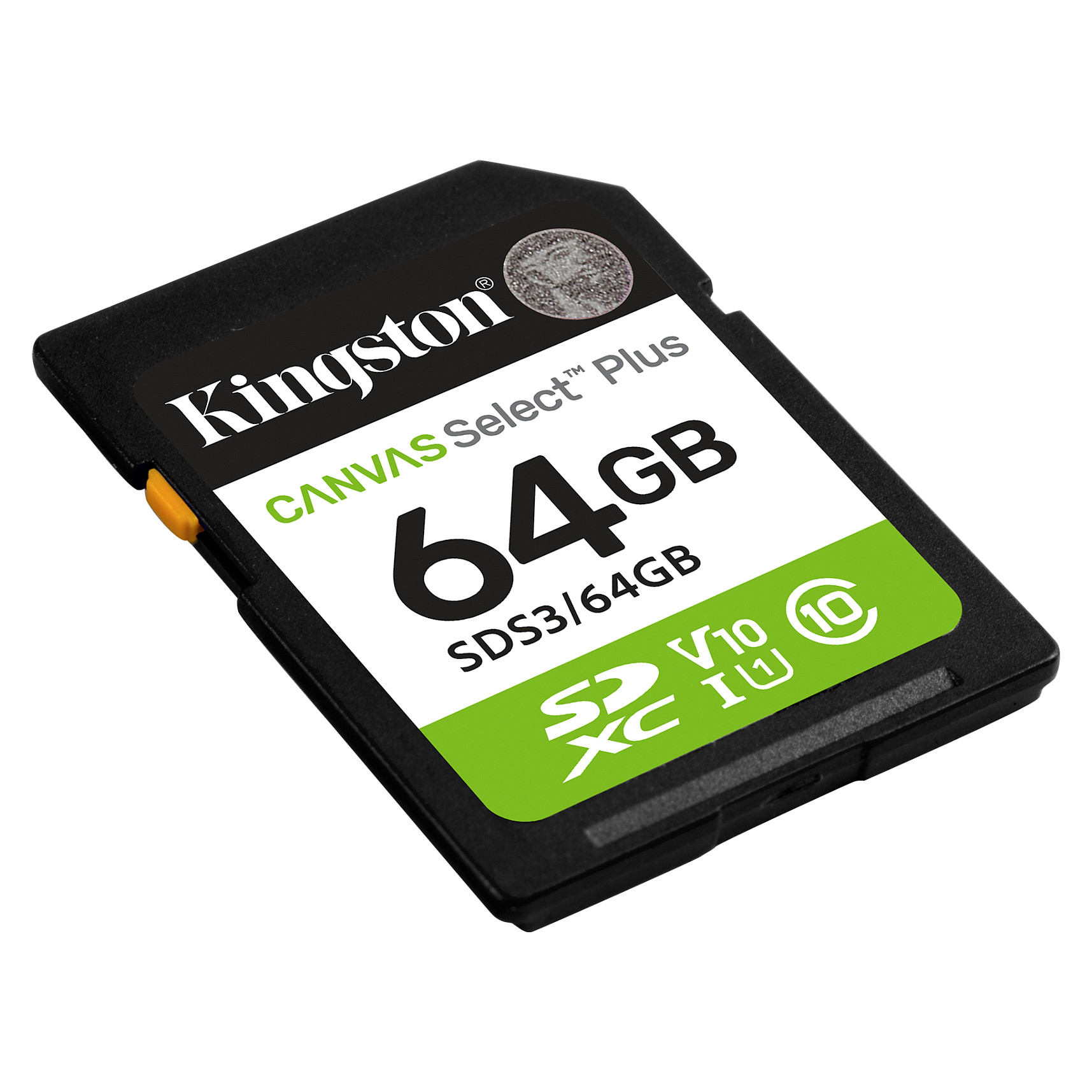 Kartë Memorie Kingston Canvas Select Plus Gen3 / 64GB / SD / UHS-I / Class 10 / U1 / V10 - 2