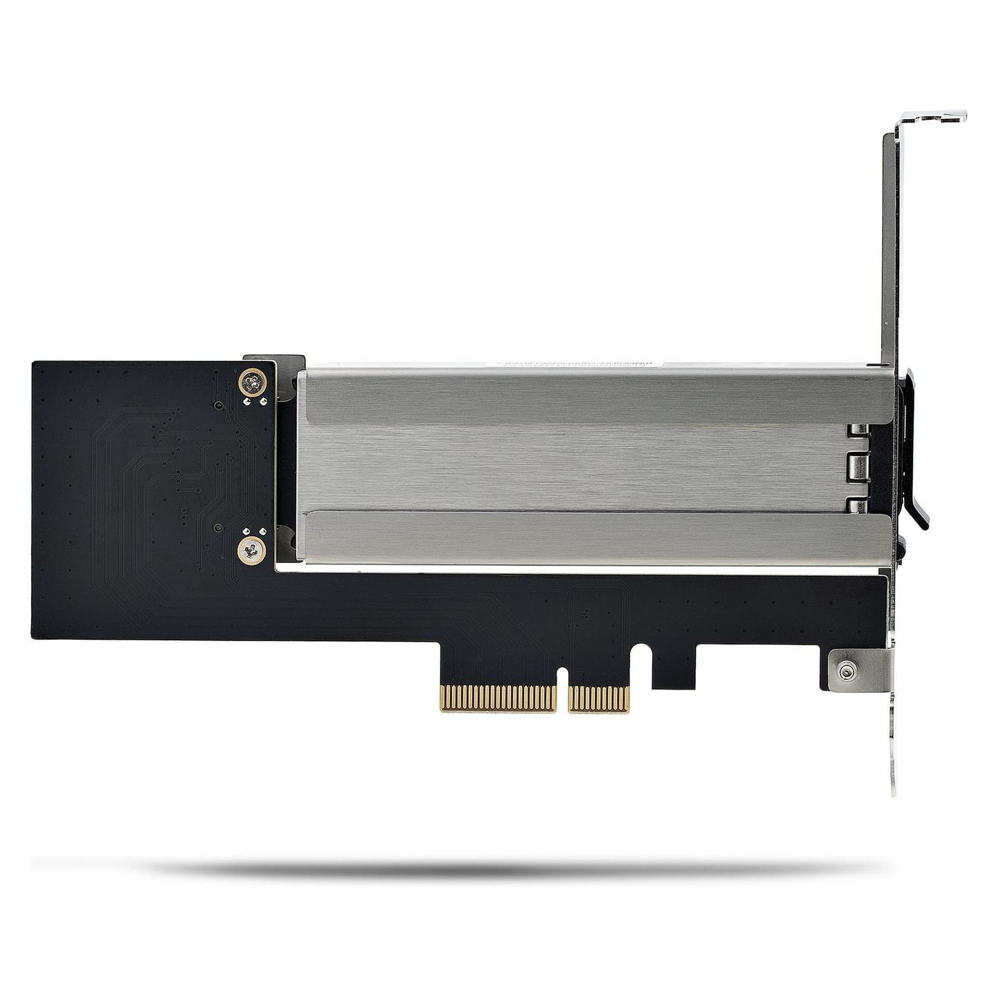 Adapter PCIe për SSD M.2 NVMe StarTech.com M2-REMOVABLE-PCIE-N1, PCIe 4.0 x4, 64Gbps, Sirtar i Lëvizshëm, Kyçje me Çelës - Argjend/Zezë - 5