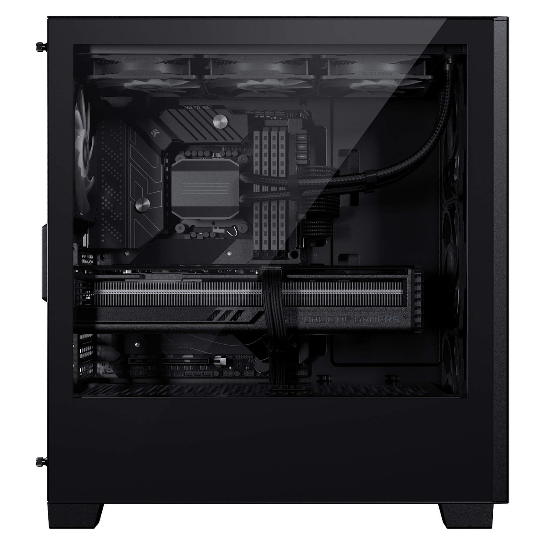 Kasë PC Phanteks XT Pro / Midi Tower / ATX + E-ATX + Micro-ATX + Mini-ITX / Tempered Glass / 1x USB-A + 1x USB-C - Bardhë - 4