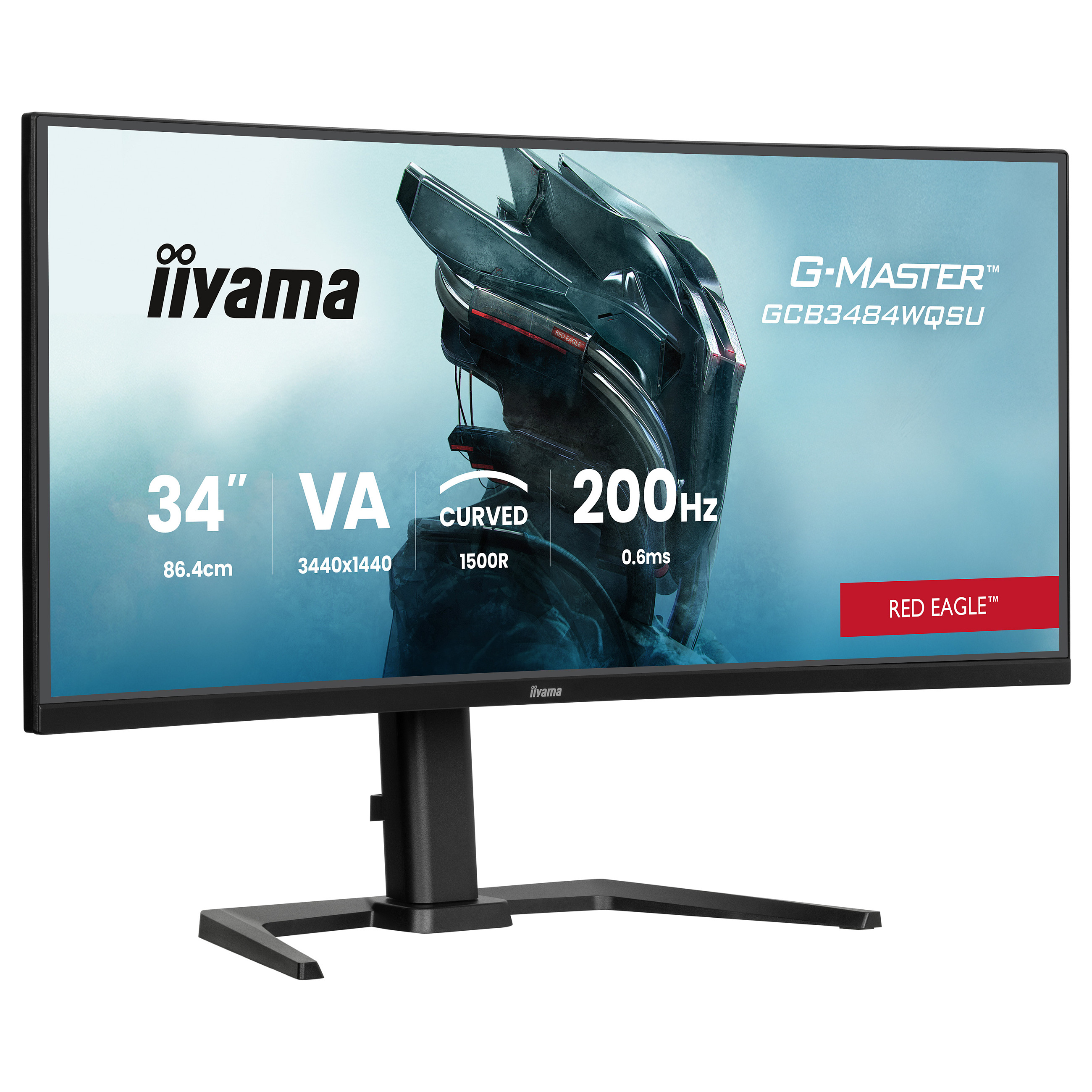 Monitor Gaming iiyama G-MASTER GCB3484WQSU-B2 / 34" / UWQHD VA Curved / 180Hz / 0.4ms / HDMI+DP - Zezë - 2