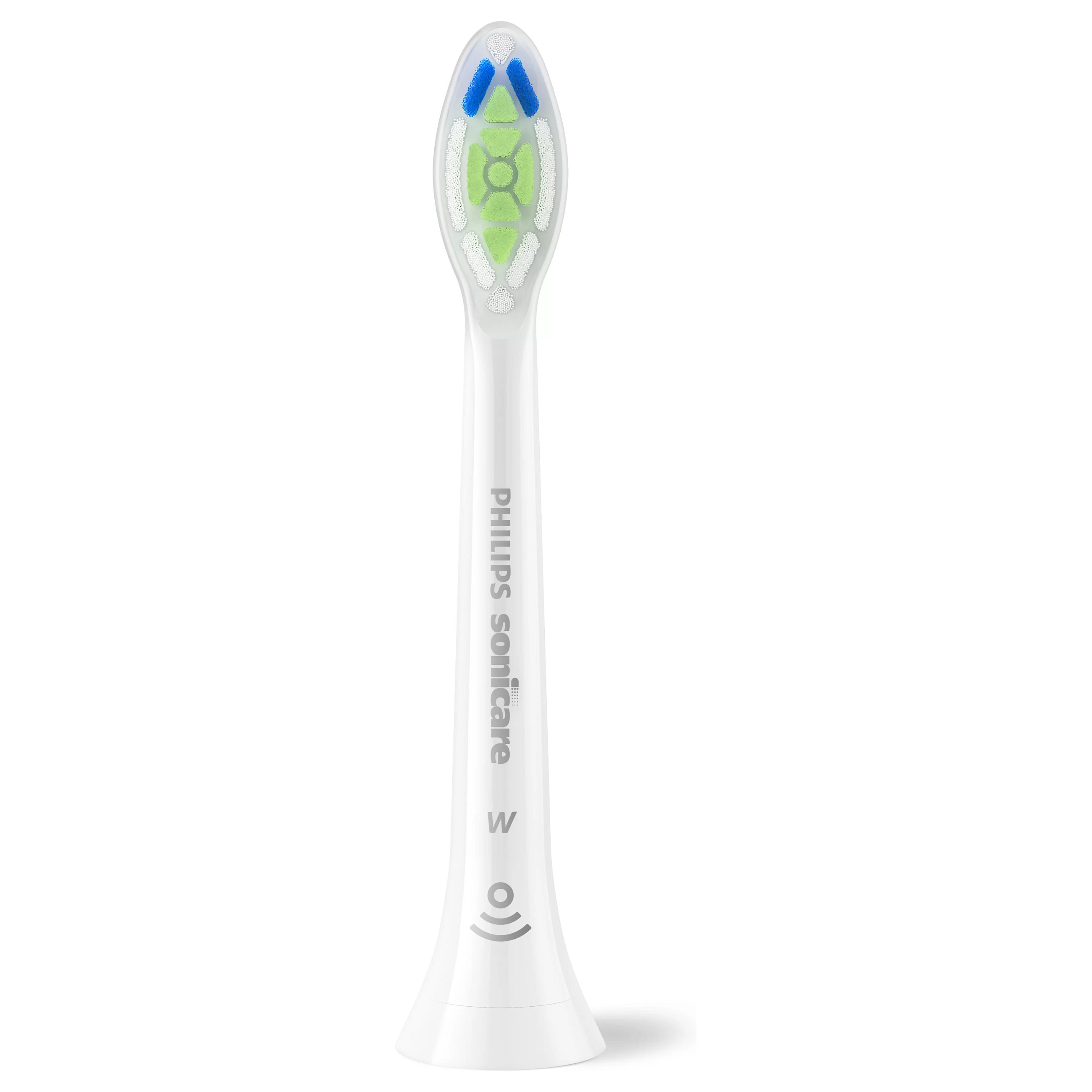 Koka zëvendësuese për furçë elektrike Philips Sonicare W2 Optimal White / 6 copë / Standard / Click-on / BrushSync / Whitening – Bardhë - 2