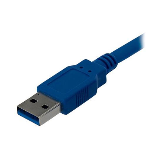 Kabllo USB StarTech.com USB3SAB1M, USB 3.0, USB-A Mashkull në USB-B Mashkull, 5Gbps, 1m - Blu - 3