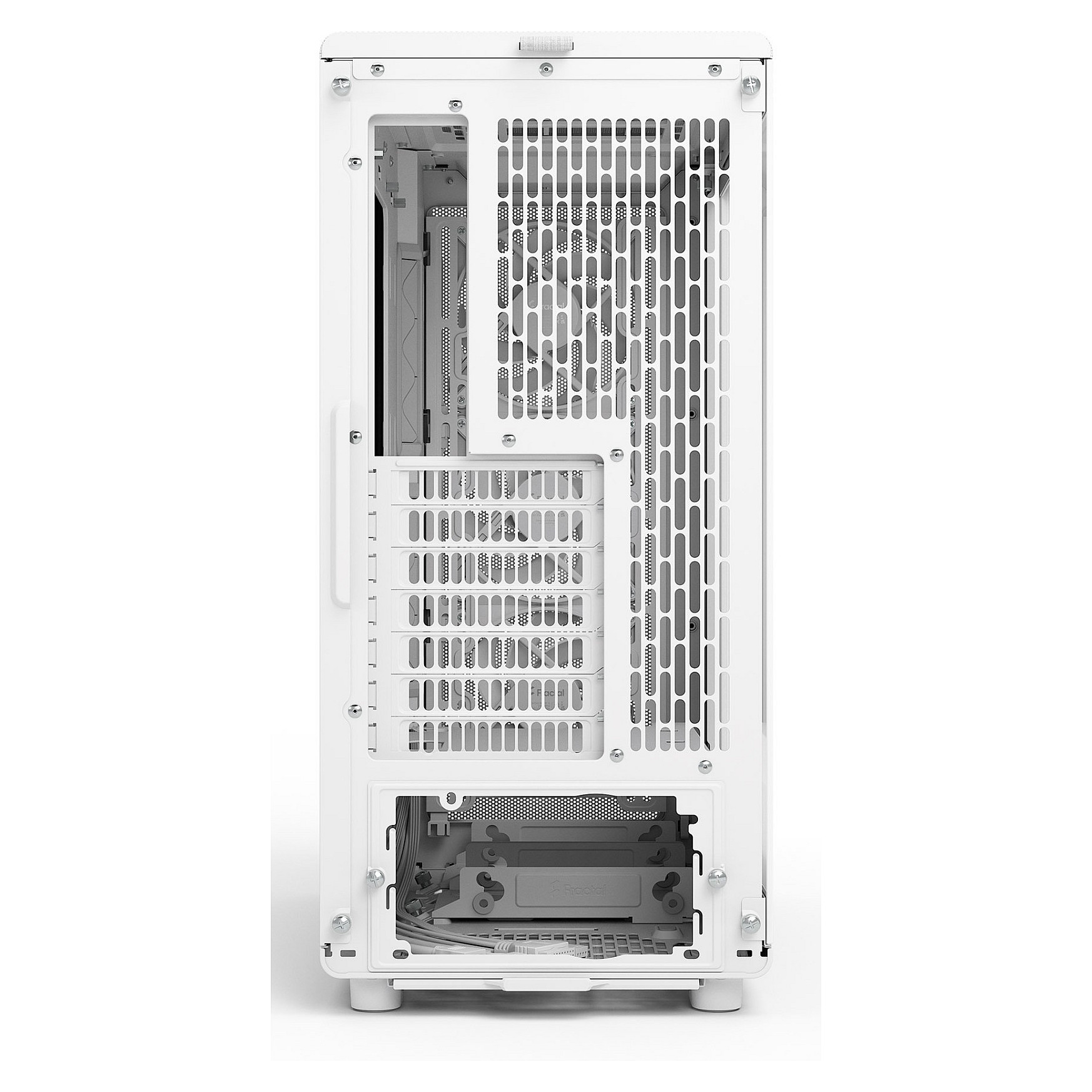 Kasë PC Fractal Design Epoch White TG Clear Tint / Midi Tower / 3x 120mm Fan / ATX / SSD 2.5" - Bardhë - 7