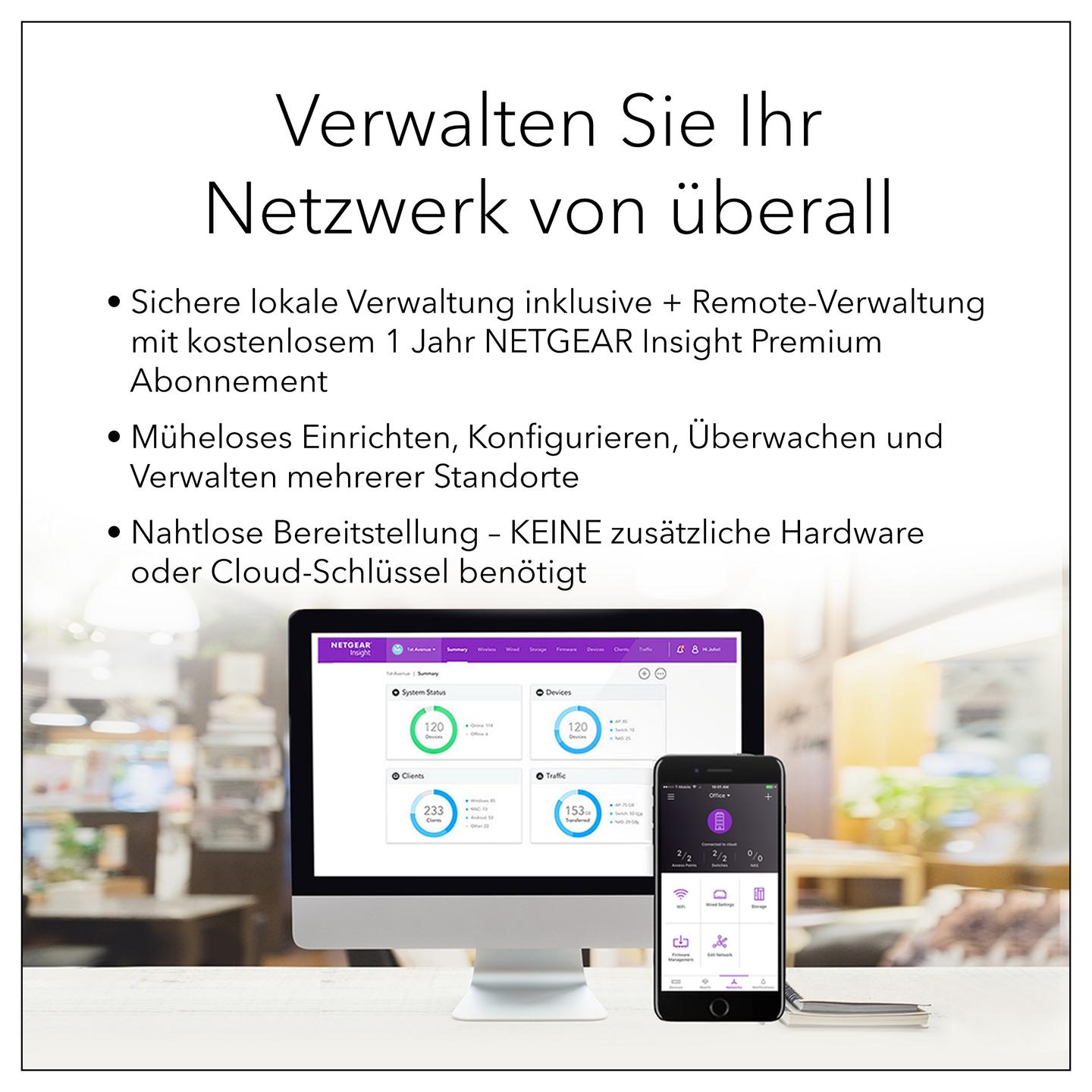 Access Point NETGEAR WAX610, Wi-Fi 6 AX1800, Dual-Band, 2×2 MU-MIMO, 2.5GbE PoE+, Mesh, Insight – Bardhë - 14