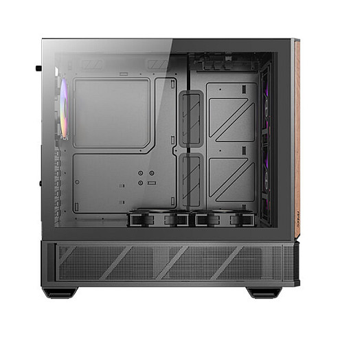 Kasë PC Antec P30 ARGB / Midi Tower / ATX / 2x 140mm + 2x 120mm + 1x 120mm ARGB Fan / Tempered Glass + Wood - Zezë - 9