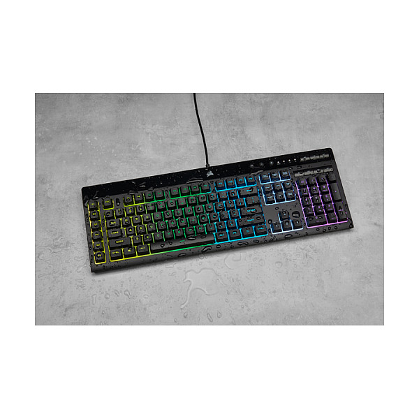 Tastierë Gaming Corsair K55 RGB PRO / Full-Size / Membrane / AZERTY Francez / RGB / 6 Macro Keys / Anti-Ghosting / USB - Zezë - 11