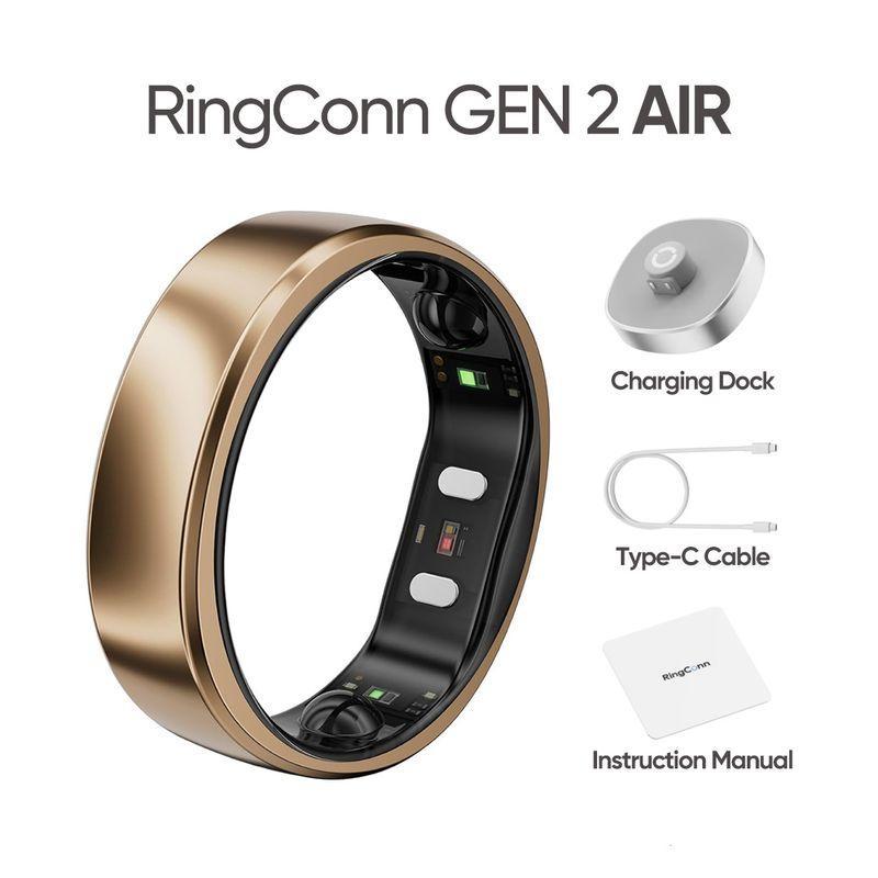 Smart Ring RingConn Gen 2 Air / Bluetooth / Rrahjet e Zemrës / SpO₂ / Monitorim i Gjumit - Ari - 4