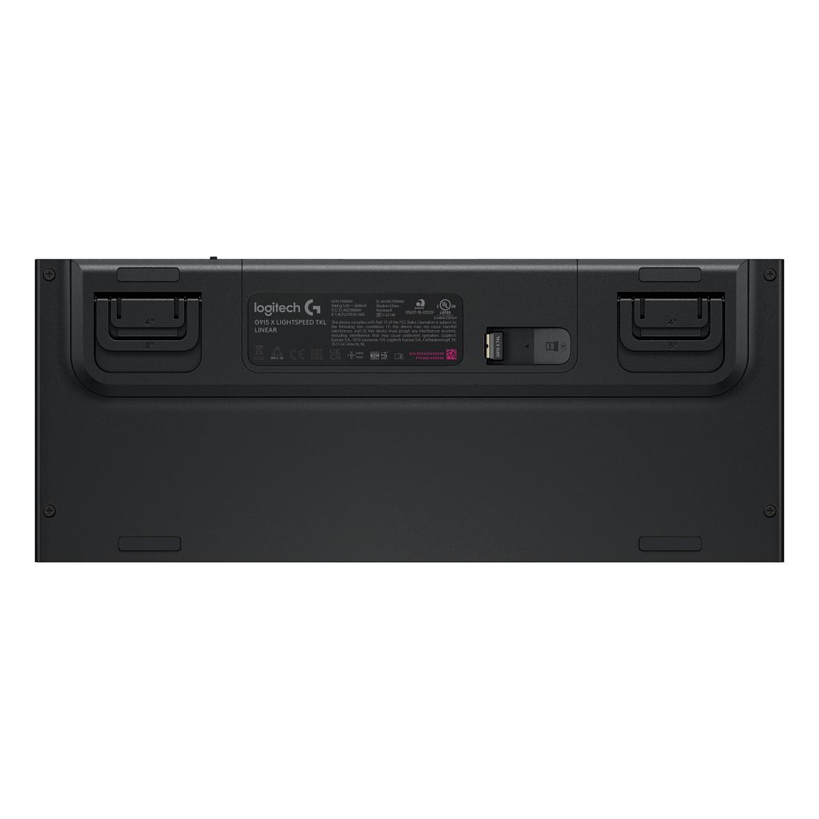 TastierĂ« Gaming Logitech G915 X LIGHTSPEED, Mekanike, TKL, Wireless, Bluetooth, USB, QWERTZ â ZezĂ« - 5