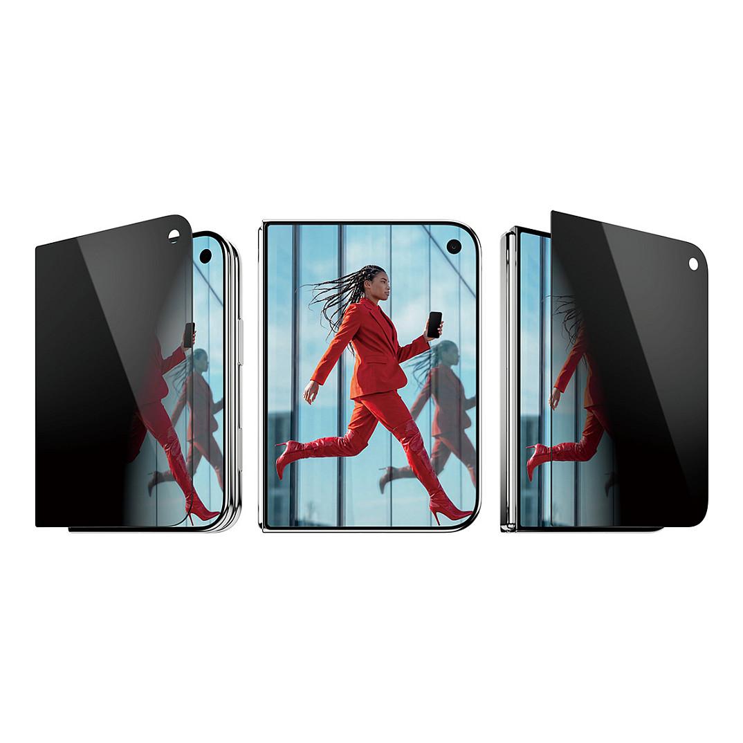 Mbrojtës Ekrani PanzerGlass 2-Way Privacy, iPhone Duo, Front - Transparente - 2