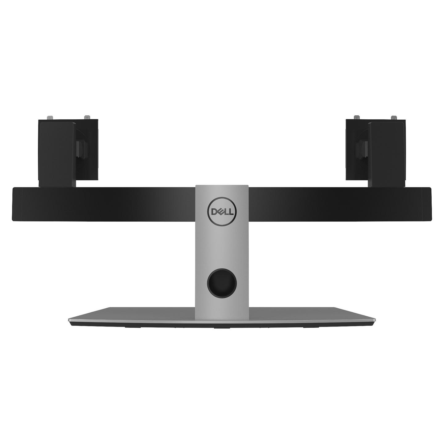 Mbajtëse për Monitor DELL MDS19 / 2 Monitorë / 19"-27" / 6kg për Monitor / Rregullim Lartësie / Tilt -5° deri +24° / Swivel -10° deri +15° - Zezë & Alumini - 8