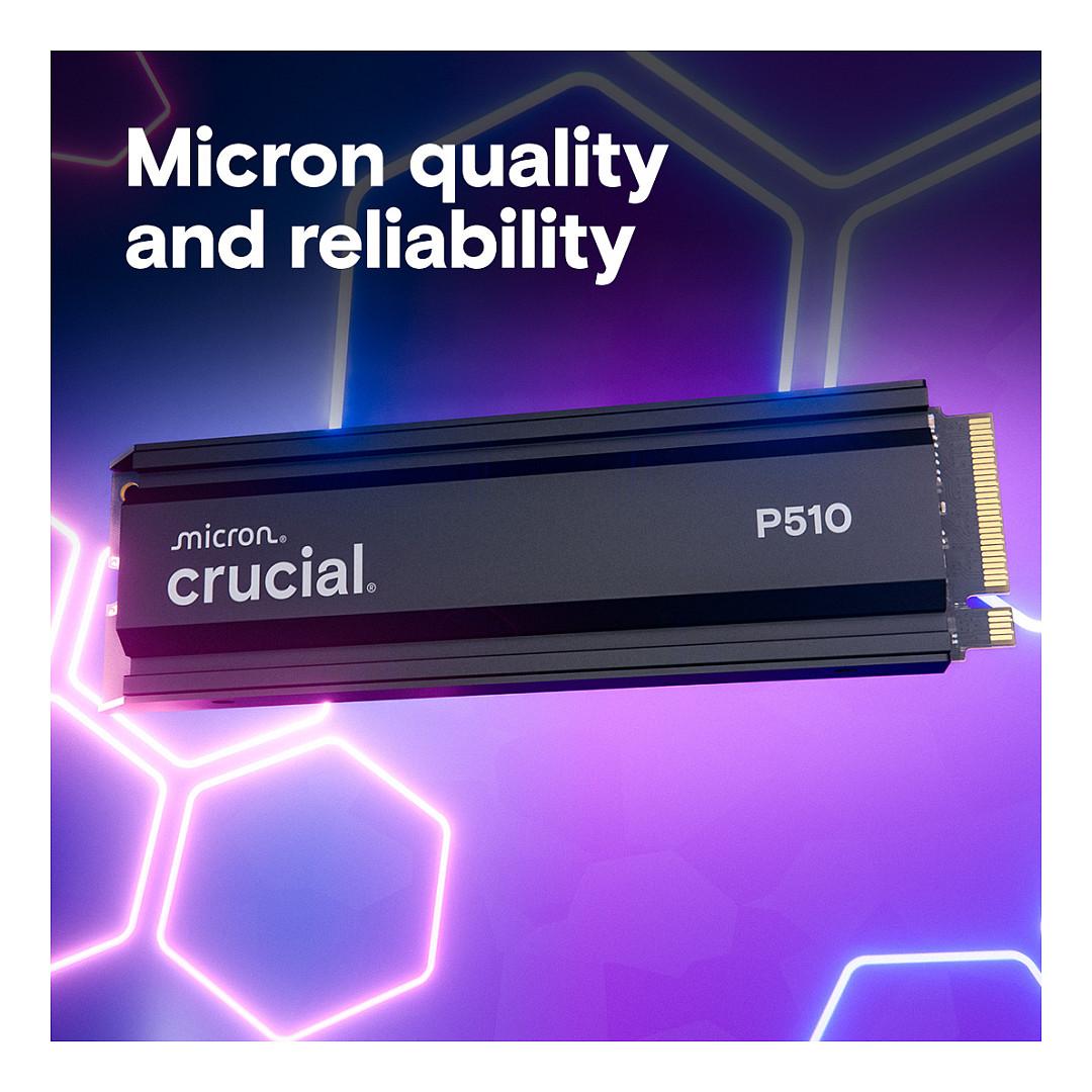 SSD e Brendshme Crucial P510 / 1TB / M.2 2280 / PCIe 5.0 x4 - 6