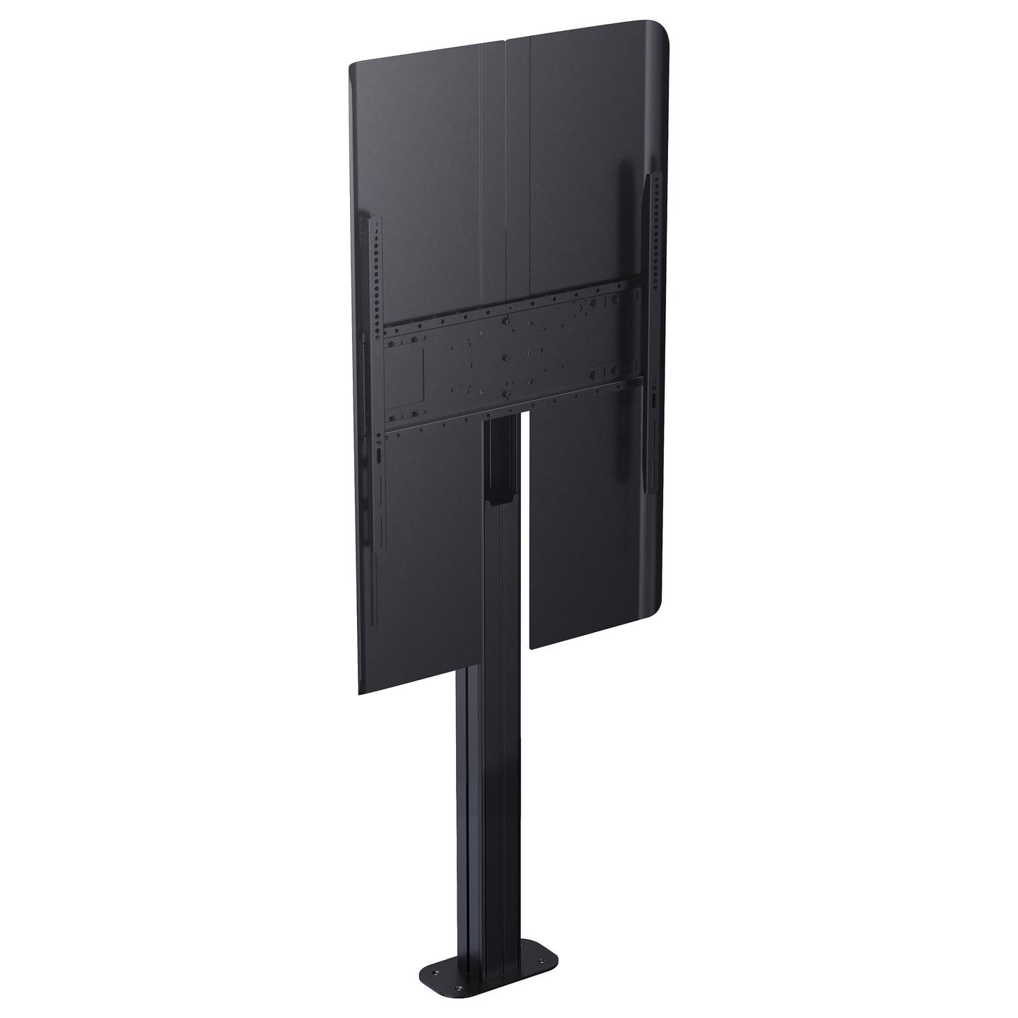 Mbajtëse për Monitor Vision VFM-F1, 55"-85", VESA deri 600 × 400mm, deri 80kg, fikse në dysheme - Zezë - 3