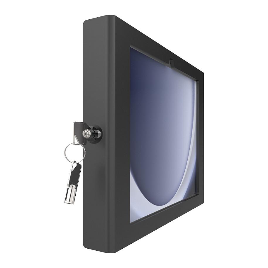 Mbajtës për Tablet Compulocks Apex Enclosure / Samsung Galaxy Tab A9+ / 11" / Montim në Mur / i Kyçshëm / Alumini / VESA 75×75 & 100×100 mm - Zezë - 3