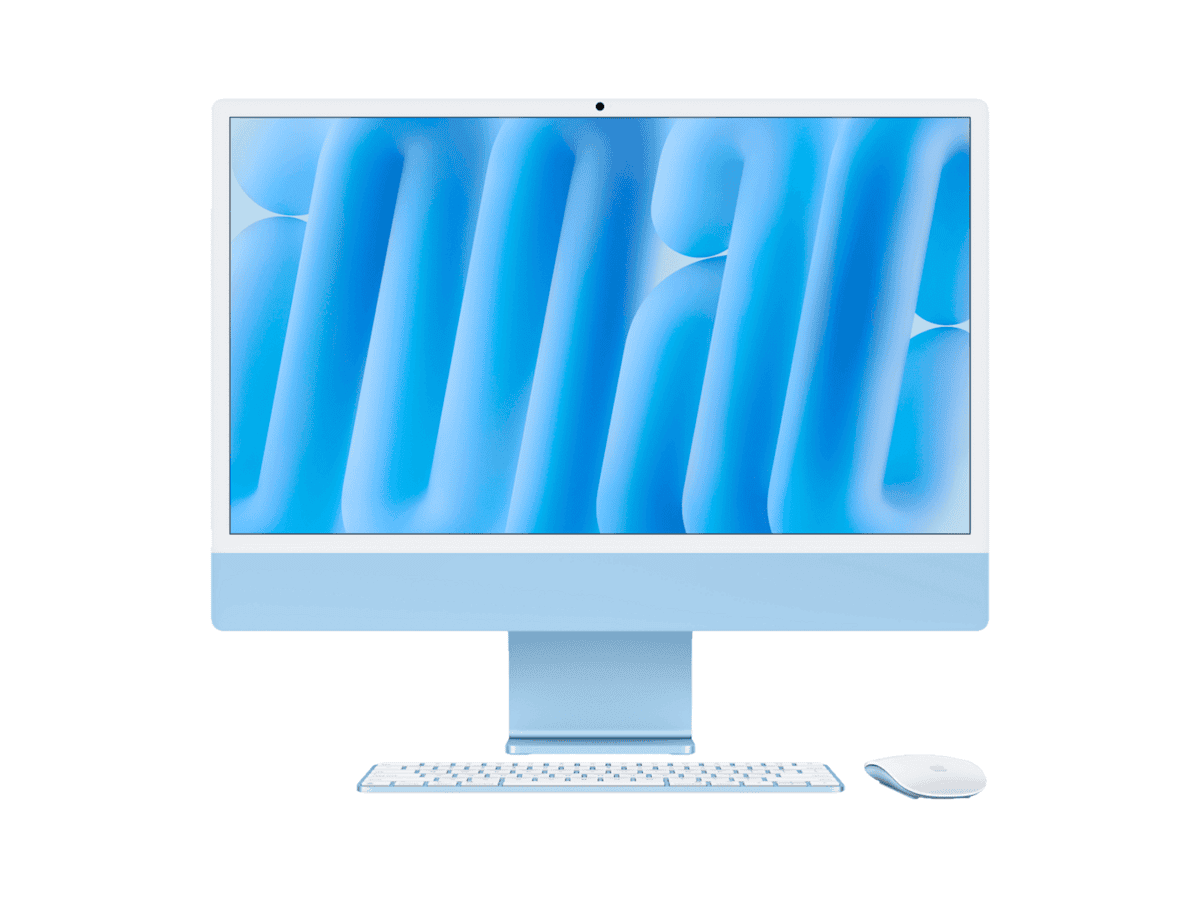 Apple 24" iMac M4 Retina 4.5K / 10CPU / 10GPU / 16GB / 512GB - Blu