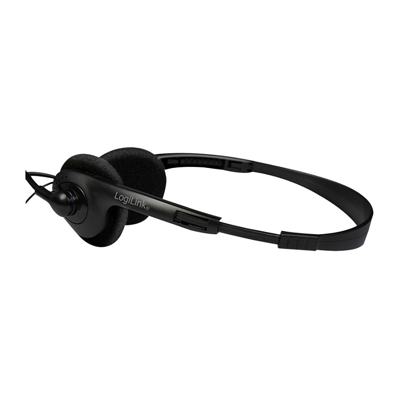 Kufje me kabllo LogiLink HS0055 / Stereo / 3.5 mm / Mikrofon / 1.8 m – Zezë - 5