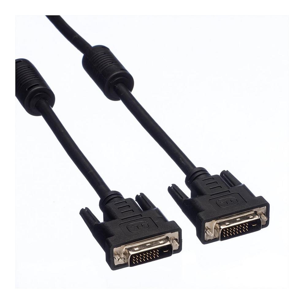 Kabllo DVI VALUE 11.99.5555 / DVI-D Dual Link / 5m / WQXGA 60Hz - Zezë - 2