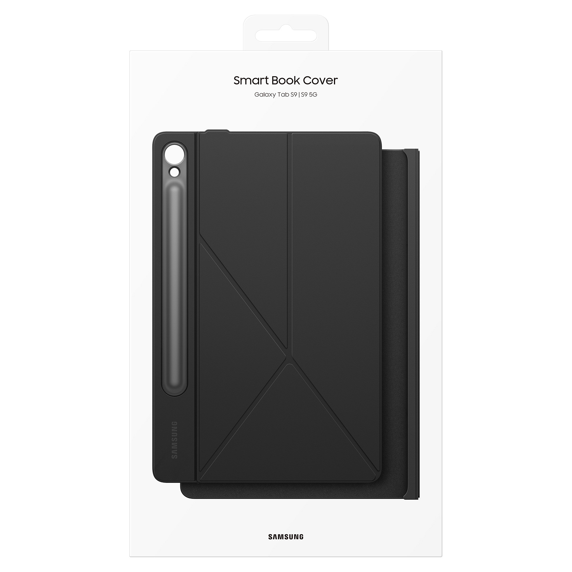 Case për Smart Book Samsung për Galaxy Tab S9 / 2 mënyra shikimi / Magnetik / Auto Wake & Sleep - Zezë - 13