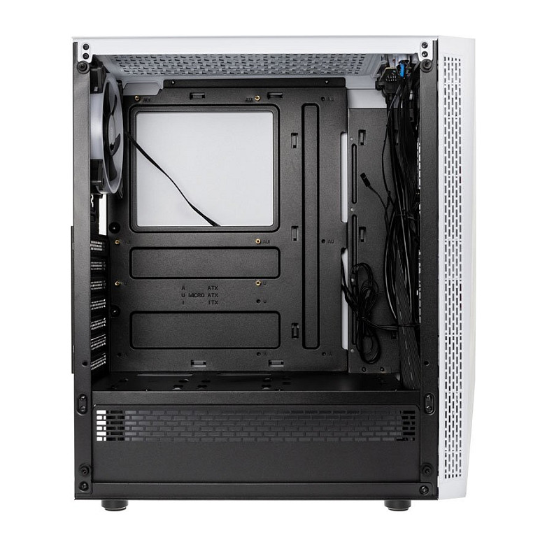 Kasë PC Kolink VOID RGB / Midi Tower / ATX / 1x 120mm ARGB Fan / Tempered Glass - Bardhë - 6