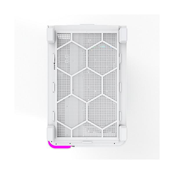 Kasë Montech KING 95 PRO / Midi-Tower / Xham i Temperuar / 6x ARGB PWM / ATX / USB 3.2 Gen1 Type-C – Bardhë - 8