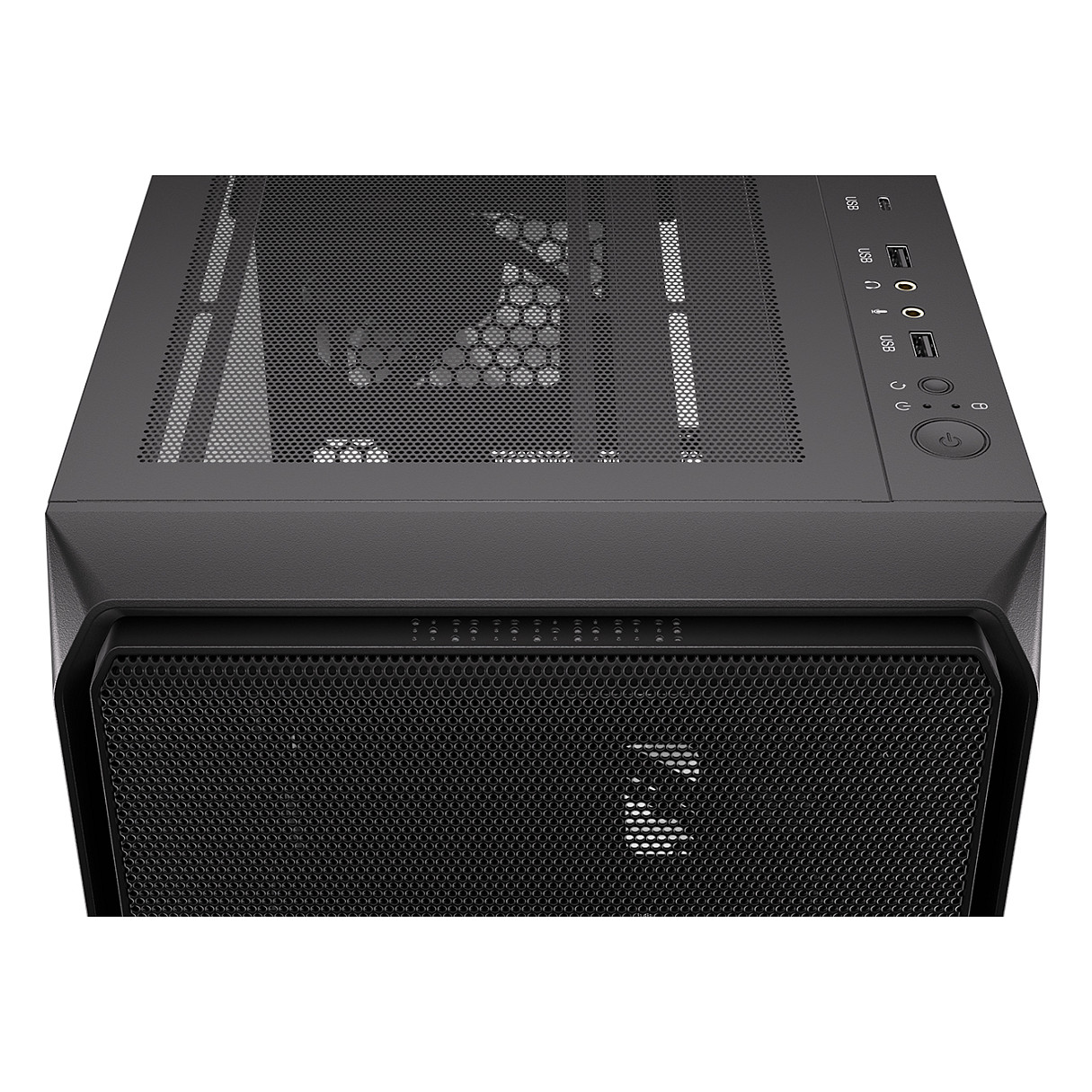 Kasë PC ENDORFY EY2A010 / Midi Tower / 3x 140mm Fan Para / 1x 140mm Fan Mbrapa / SSD 2.5" / HDD 2.5"/3.5" - Zezë - 21