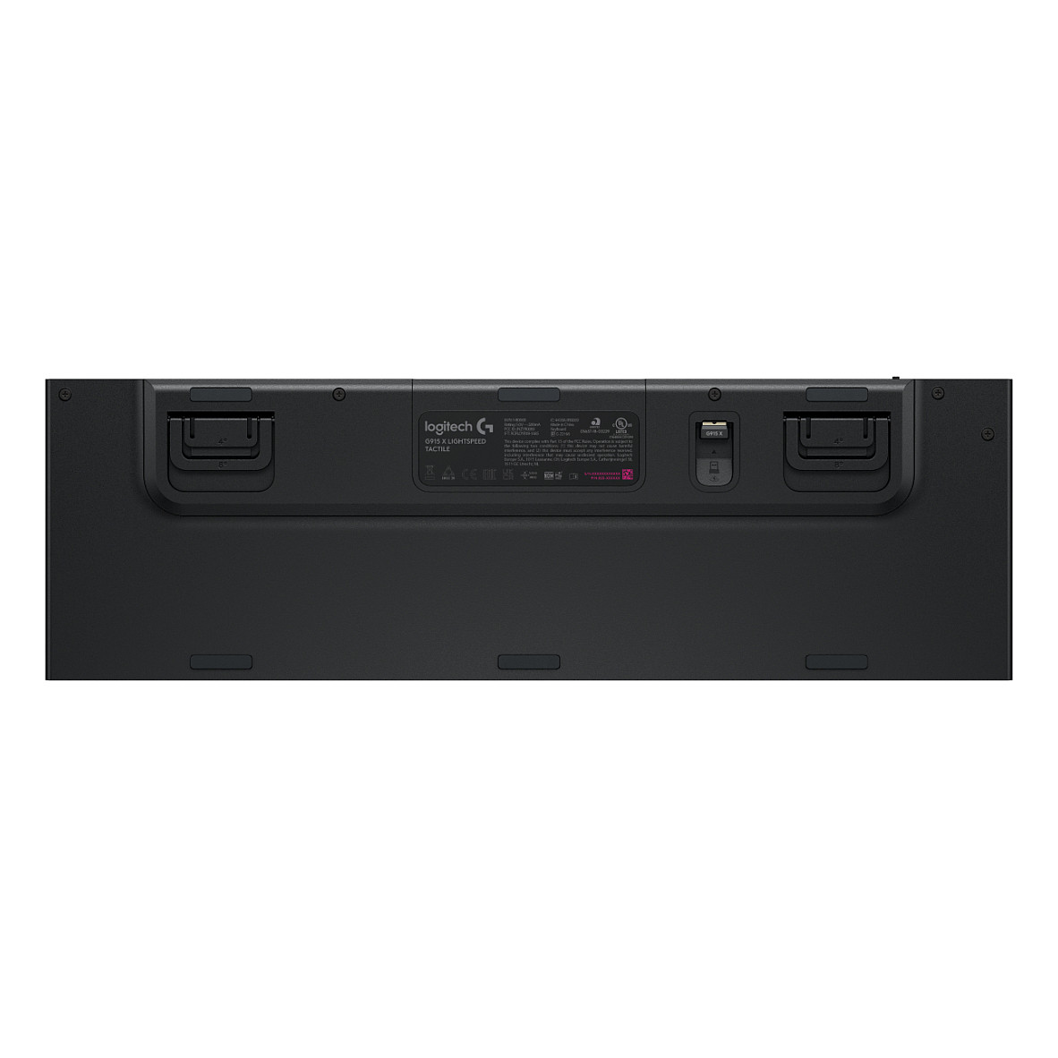 Tastierë Gaming Logitech G G915 X LIGHTSPEED / Wired / 100% / GL Tactile / USB + RF Wireless + Bluetooth / QWERTY / RGB - Zezë - 5