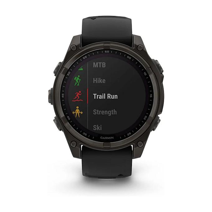 Orë e mençur Garmin fēnix 8 Solar Sapphire, 47mm, GPS Multi-Band, 32GB - Zezë/Hiri - 7