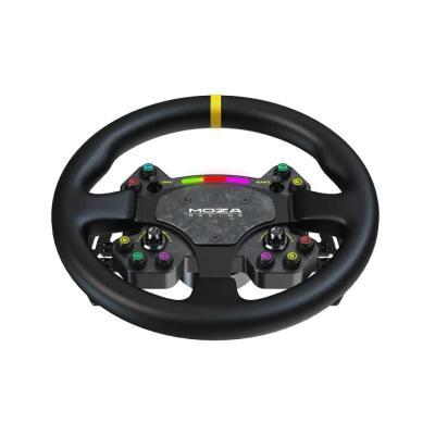 Timon MOZA Racing RS V2 RS25 , 13" , 10 Butona , Paddle Magnetike , Quick Release - Zezë - 3