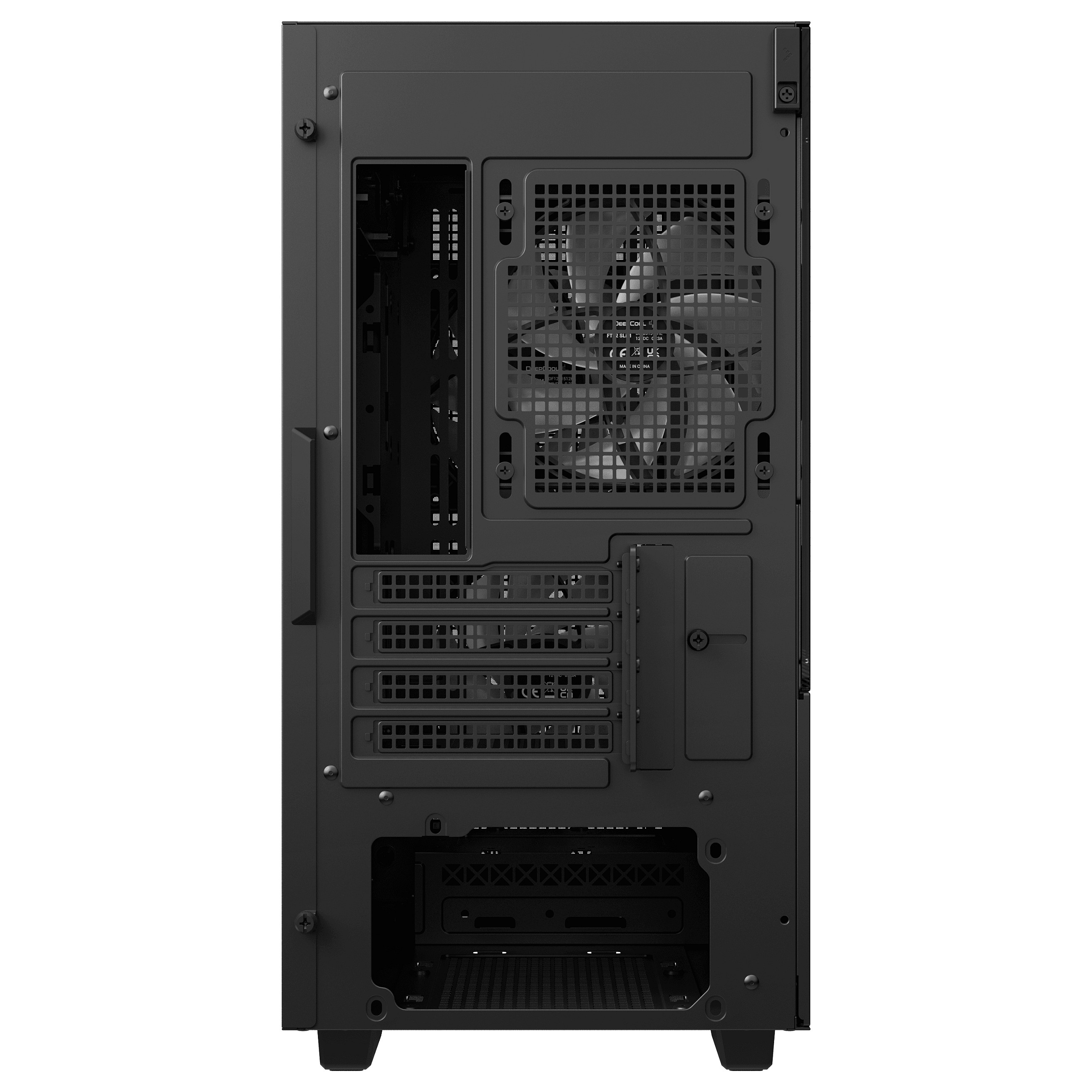 Kasë PC DeepCool CH360 / Mini Tower / Micro ATX / 2x 140mm + 1x 120mm ARGB Fan / Tempered Glass / Mesh / 360mm Radiator - Zezë - 10