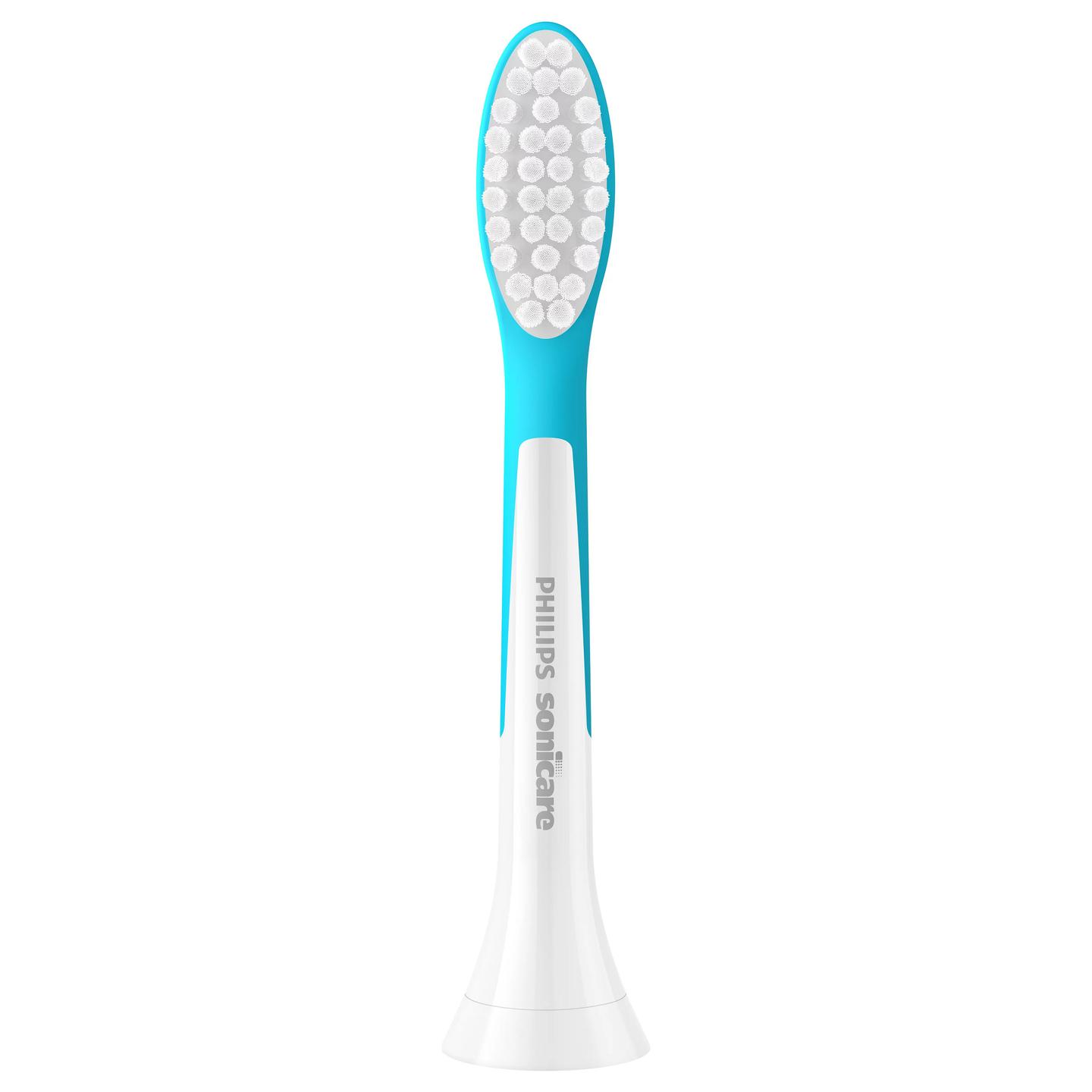 Koka Zëvendësuese për Furçë Dhëmbësh Philips Sonicare For Kids HX6042/90, 2 Copë, Fije të Buta, 7+ Vjeç - Blu/Bardhë - 2