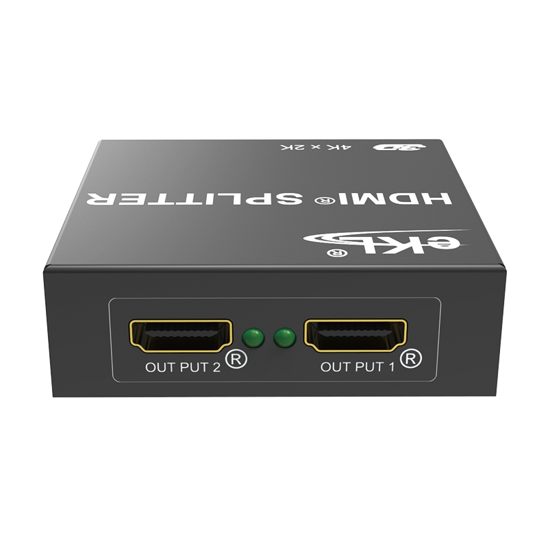 eKL MiniHS102-B HDMI Splitter 1x2, 4K UHD, HDMI 1.4, 30Hz, Black - 2
