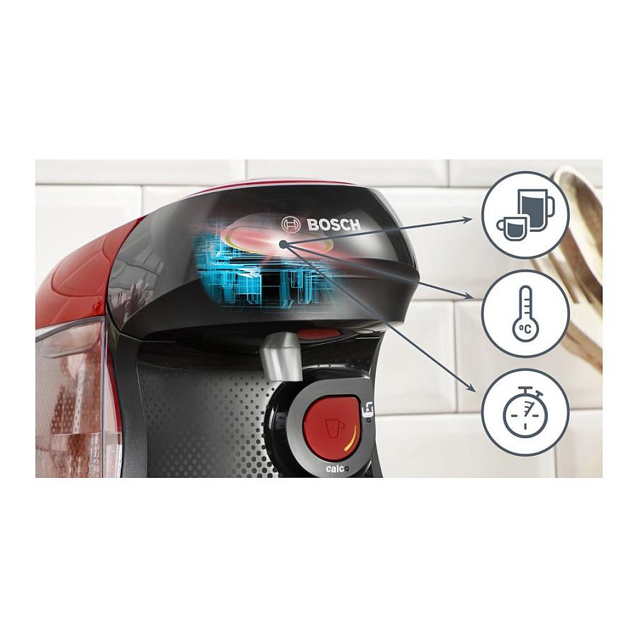 Aparat për Kafe me Kapsula Bosch TASSIMO HAPPY TAS103E, 0.7L, 1400W, INTELLIBREW - Kuqe/Zezë - 9