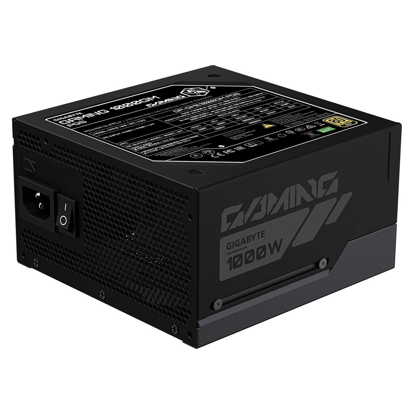 Furnizues Energjie GIGABYTE GAMING 1000GM PG5 / 1000W / ATX / Full Modular / PCIe 5.1 / ATX 3.1 – Zezë - 4
