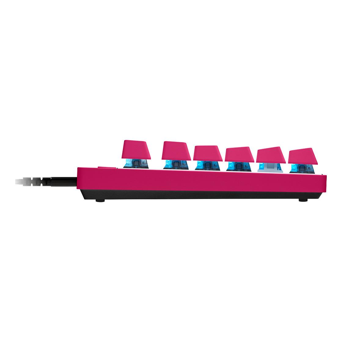 Tastierë Gaming Logitech PRO X TKL Rapid Wired / QWERTY - Rozë - 10