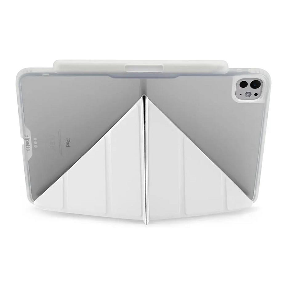 Aksesorë për tablet Pipetto Origami No3 / iPad Pro 13" M4/M5 / Folio Case / Stand / Apple Pencil Holder – Bardhë - 10