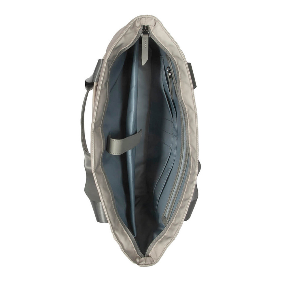 Çantë për laptop Targus Avila TBA00113GL / Tote / 16" / 13 L / Water-Resistant / Recycled Material / Laptop & Tablet Compartment / Magnetic Closure / Front Zipper Pocket - Krem/Gri - 6