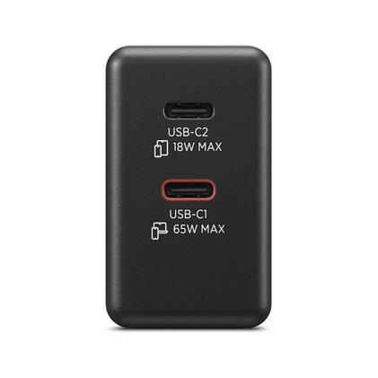 Adapter për Pajisje Lenovo Dual USB-C 65W GaN / 65W / USB Type-C / AC - Zezë - 7