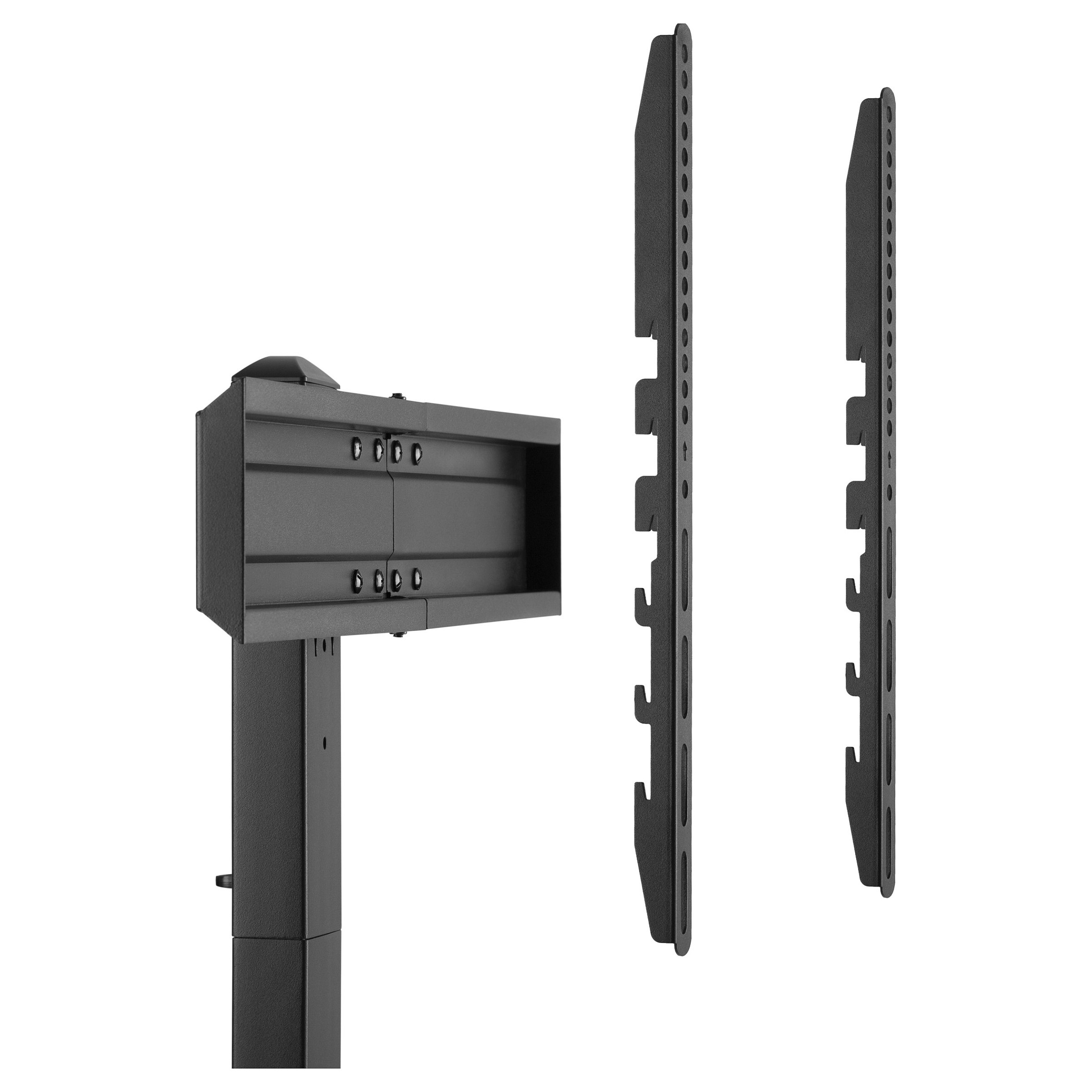 Mbajtëse për TV EQUIP / 37″–70″ / deri në 40 kg / Lartësi e rregullueshme / e Rrotullueshme - Zezë - 6