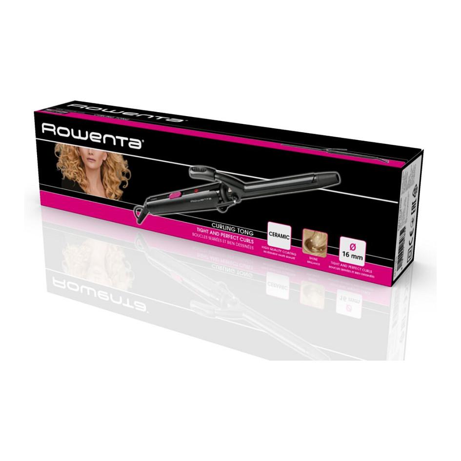 Stiluese për Flokë për Kaçurrela Rowenta CF2119, 25W, 16mm, Veshje Qeramike, 180°C, Kabllo 1.8m - Zezë - 7