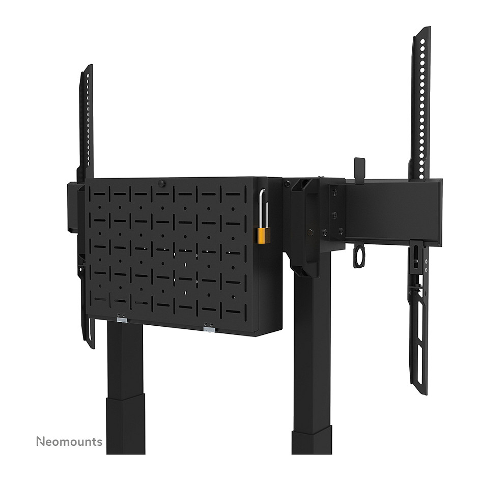 Mbajtëse për TV Neomounts / 55"-100" / 110kg / VESA 100x100-800x600 / Elektrike / Me Rrota - Zezë - 5
