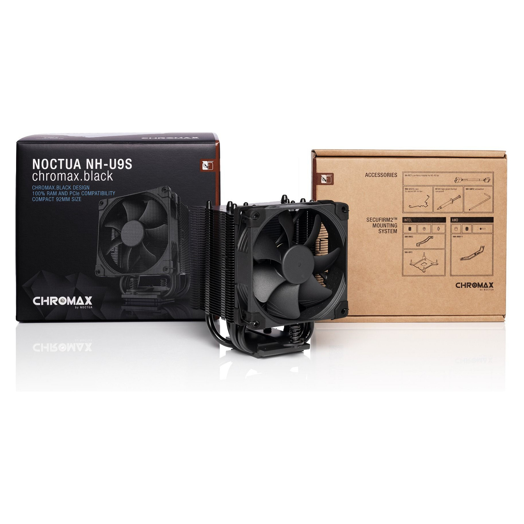 Ftohës për Procesor Noctua NH-U9S chromax.black / 92mm / 2000 RPM – Zezë - 4